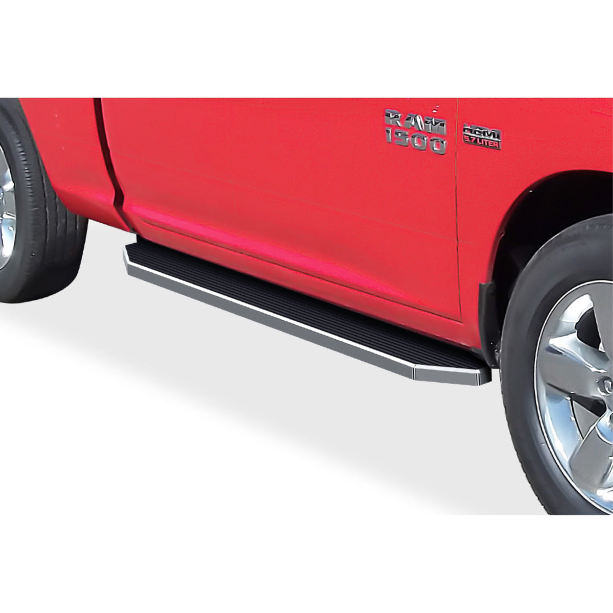 2009-2018 Dodge Ram 1500 Quad Cab (Incl. 2019-2020 Ram 1500 Classic) 6061 Aircraft Aluminum Polish Finishing H Style Door To Door