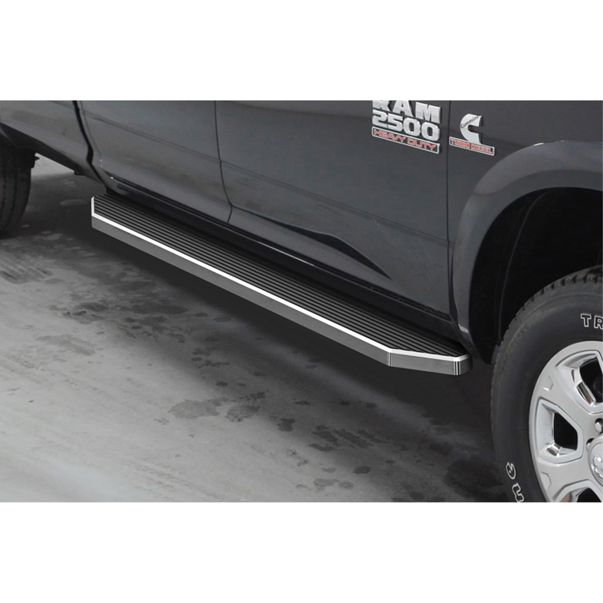 2009-2018 Dodge Ram 1500 Crew Cab (Incl. 2019-2020 Ram 1500 Classic)\ 2010-2021 Dodge Ram 2500/3500 Crew Cab (Excl. Chassis Cab Diesel Models) 6061 Aircraft Aluminum Polish Finishing H Style Door To Door