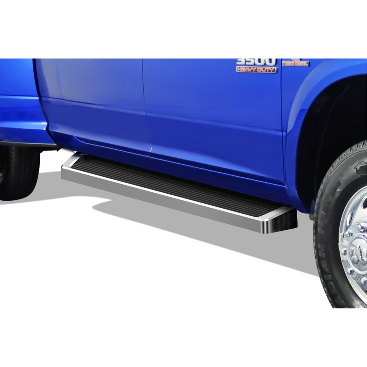 2010-2021 Dodge Ram 2500/3500 Mega Cab 6061 Aircraft Aluminum Polish Finishing 6 Inch Irunning Board Door To Door