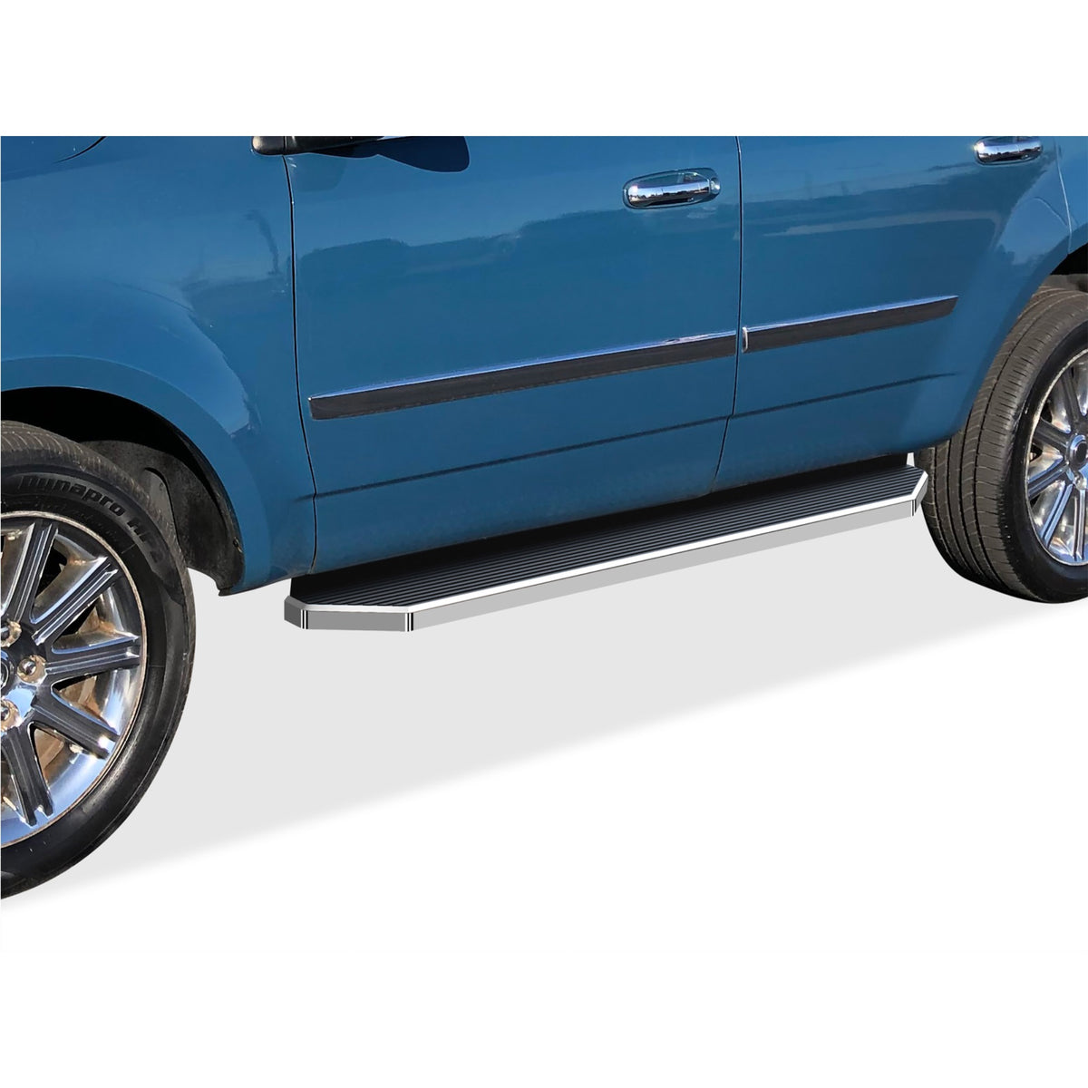6061 Aircraft Aluminum Both Sides Running Board-H Series 2004-2010 Dodge Durango \ 2006-2009 Chrysler Aspen