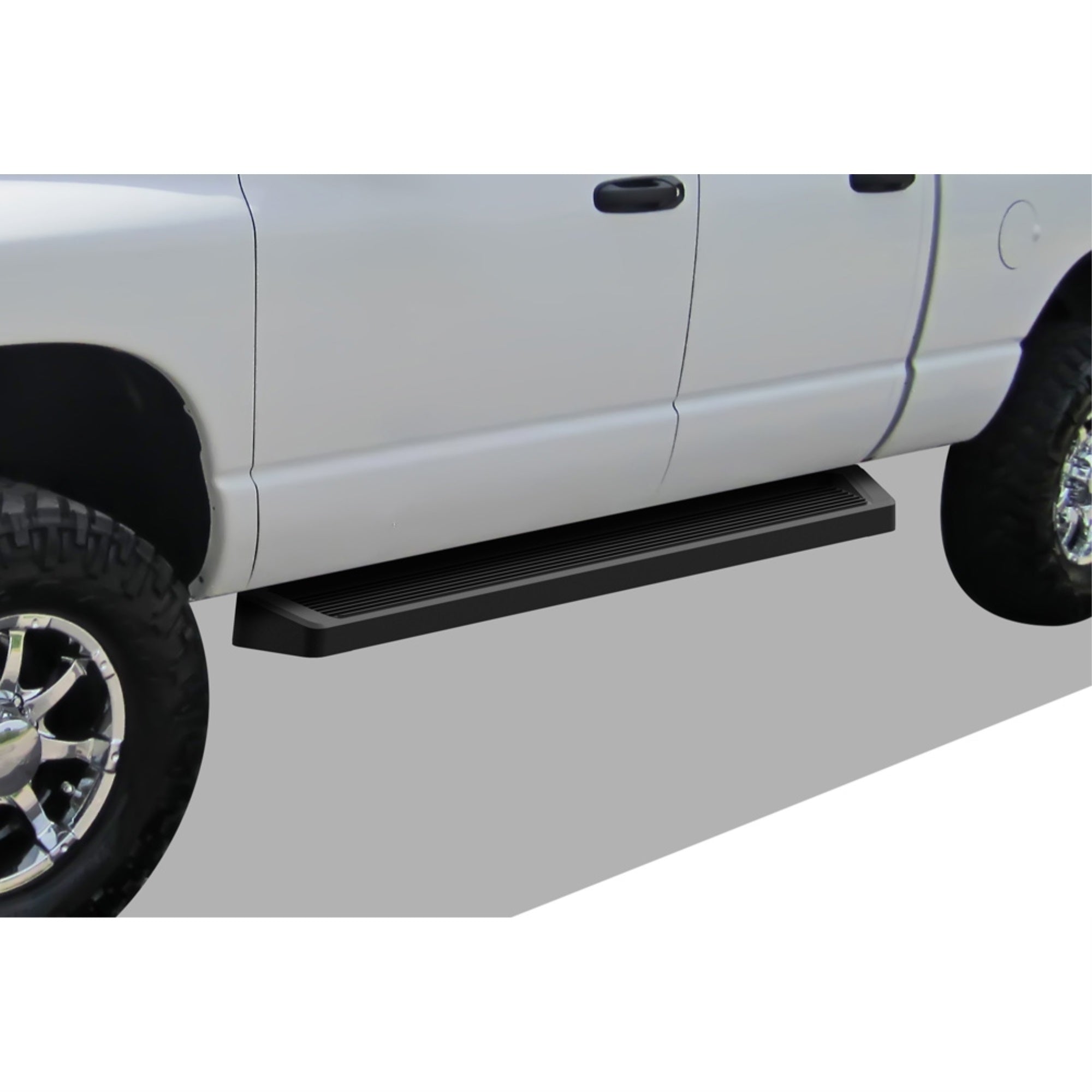 2002-2008 Dodge Ram 1500 Quad Cab\ 2003-2009 Dodge Ram 2500/3500 Quad Cab 6061 Aircraft Aluminum Black Finishing 6 Inch Irunning Board Door To Door