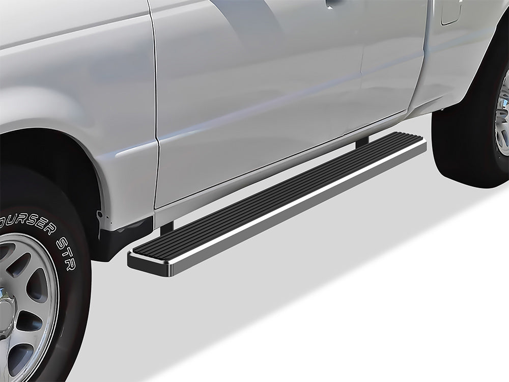 1999-2011 Ford Ranger Supercab 4 Door\ 1999-2011 Ford Ranger 'Edge' Supercab 4 Door\ 1999-2011 Mazda B-Series Supercab 4 Door 6061 Aircraft Aluminum Hairline Finishing 5 Inch Door To Door