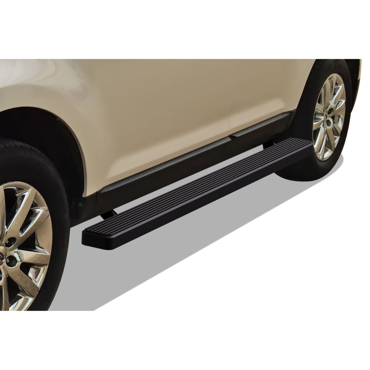 2007-2014 Ford Edge (Excl. Sport And Ecoboost Equipped Models)\  2007-2010 Lincoln Mkx (Excl. Eco-Boost Model) *Will Not Work On Vehicles Equipped With Power Retracting Boards. 6061 Aircraft Aluminum Black Finishing 5 Inch Door To Door