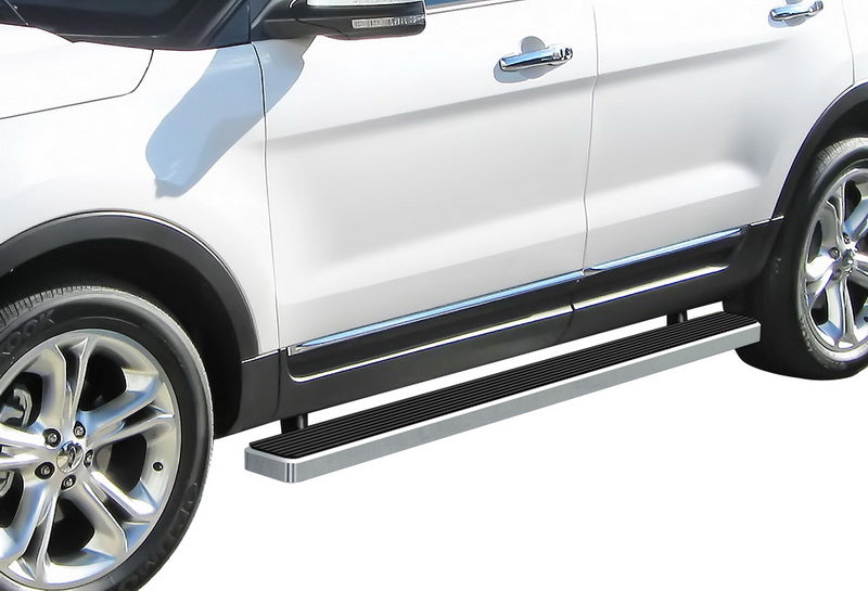 2011-2018 Ford Explorer 4-Door Suv 6061 Aircraft Aluminum Hairline Finishing Istep 5 Inch Sidestep
