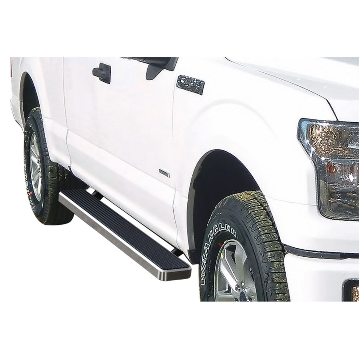 2015-2021 Ford F-150 Super Cab\ 2017-2021 Ford F-250/F-350 Super Duty Super Cab 6061 Aircraft Aluminum Hairline Finishing 5 Inch Door To Door