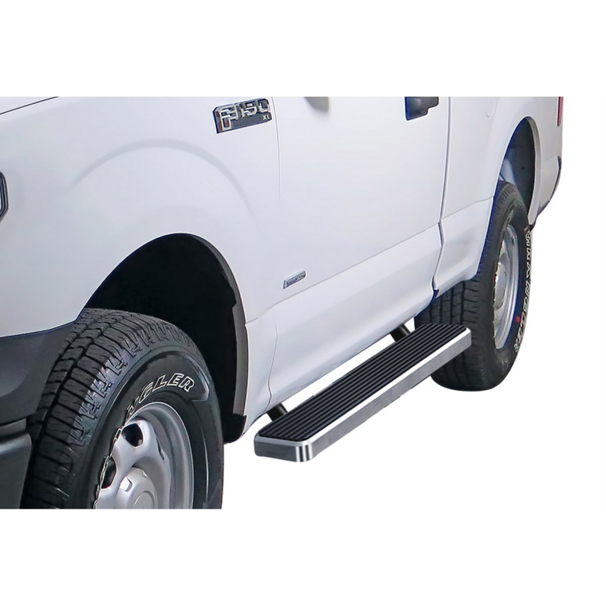 2015-2021 Ford F-150 Regular Cab\ 2017-2021 Ford F-250/F-350 Super Duty Regular Cab 6061 Aircraft Aluminum Hairline Finishing 5 Inch Door To Door