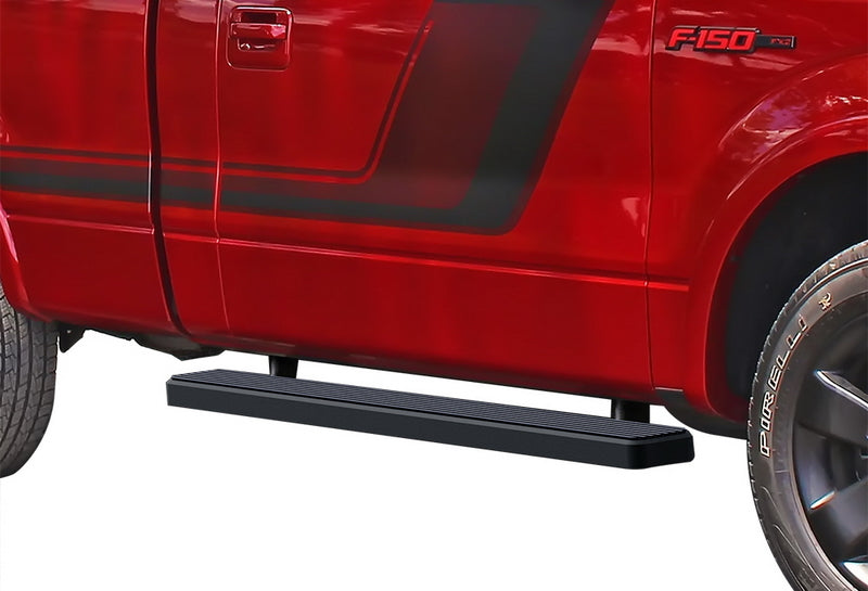 2009-2014 Ford F-150 Regular Cab 6061 Aircraft Aluminum Black Finishing Istep 5 Inch Sidestep