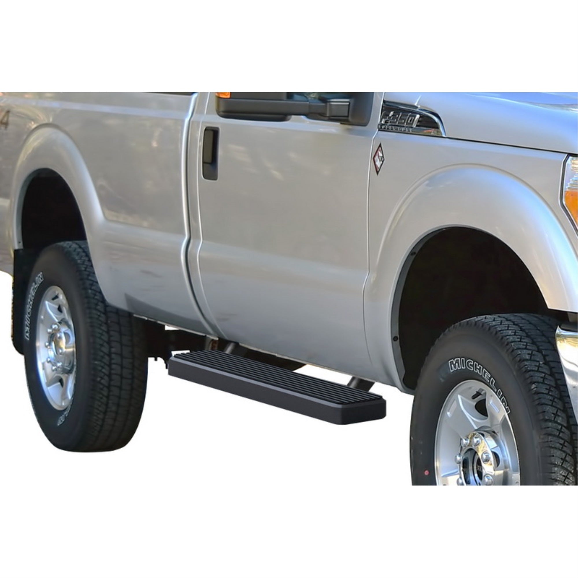 1999-2016 Ford F-250/F-350/F-450/F-550 Super Duty Regular Cab 6061 Aircraft Aluminum Black Finishing 5 Inch Door To Door