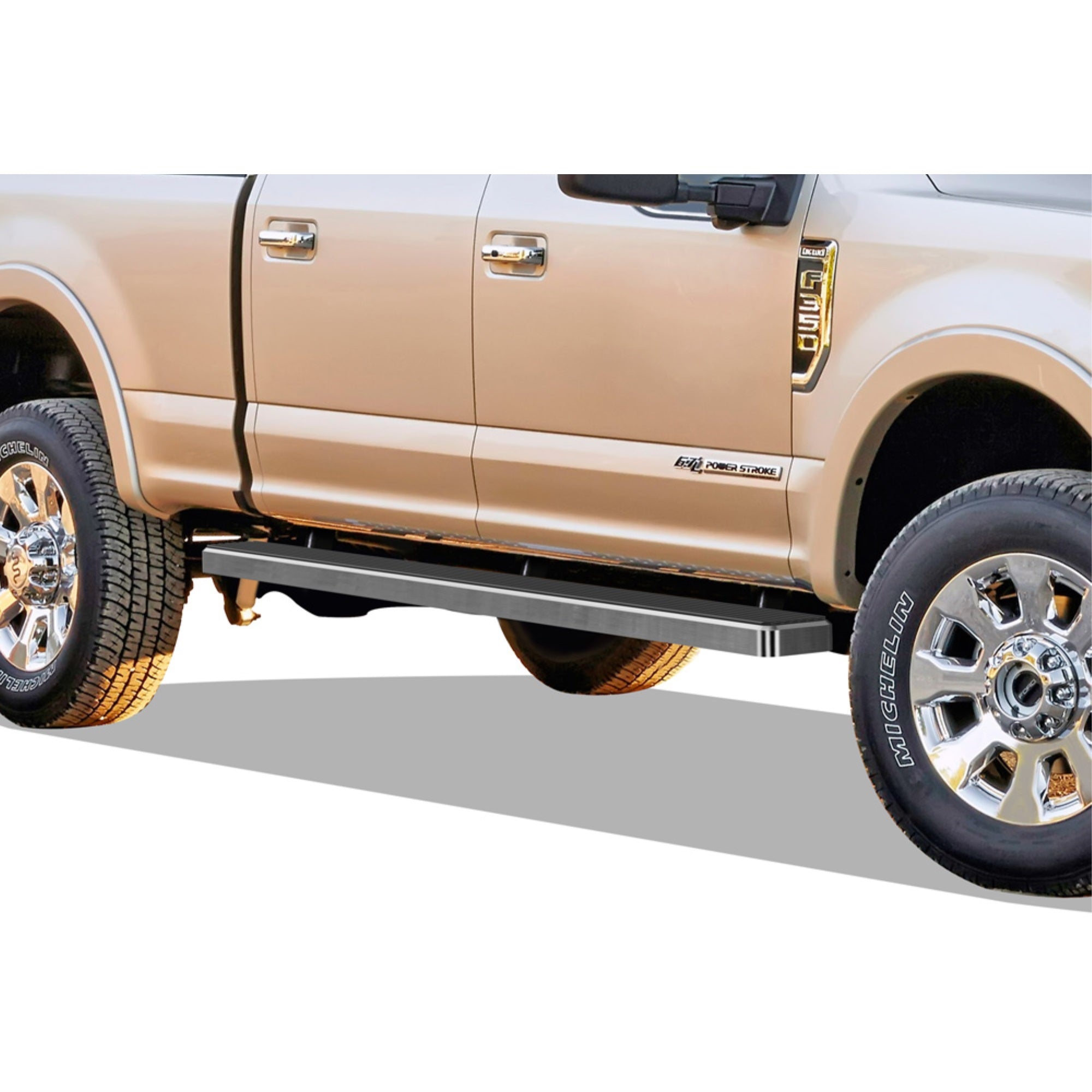 1999-2016 Ford F-250/F-350/F-450/F-550 Super Duty Crew Cab 6061 Aircraft Aluminum Hairline Finishing 5 Inch Door To Door