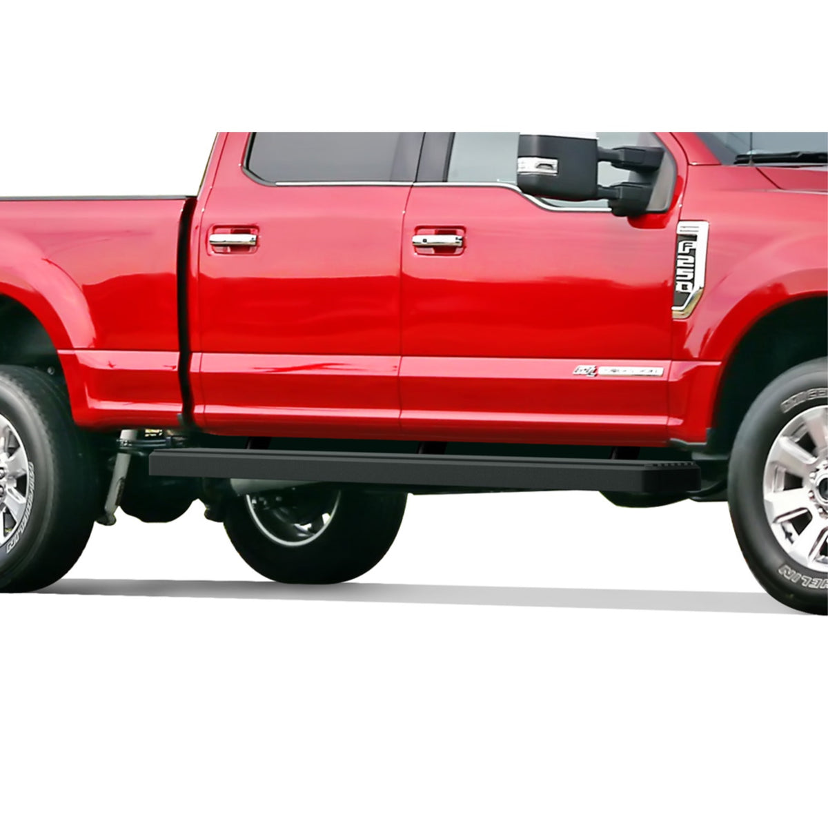 1999-2016 Ford F-250/F-350/F-450/F-550 Super Duty Crew Cab 6061 Aircraft Aluminum Black Finishing 5 Inch Door To Door