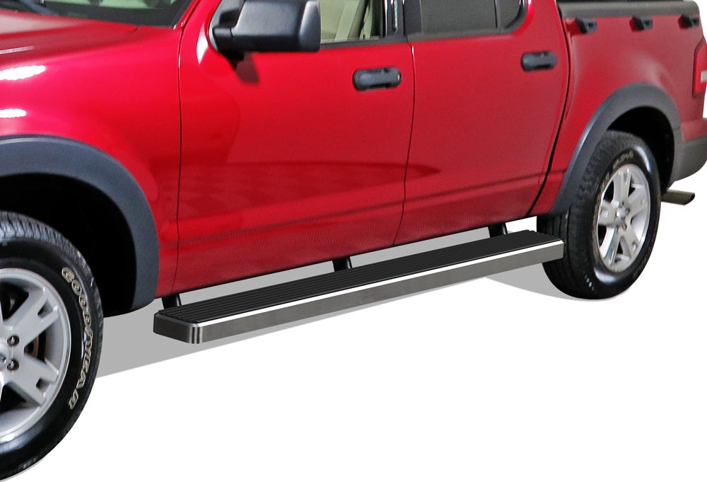 2007-2010 Ford Explorer Sport Trac 6061 Aircraft Aluminum Hairline Finishing Istep 5 Inch Sidestep