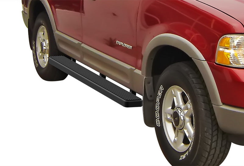 2002-2005 Ford Explorer 4-Door 6061 Aircraft Aluminum Black Finishing Istep 5 Inch Sidestep
