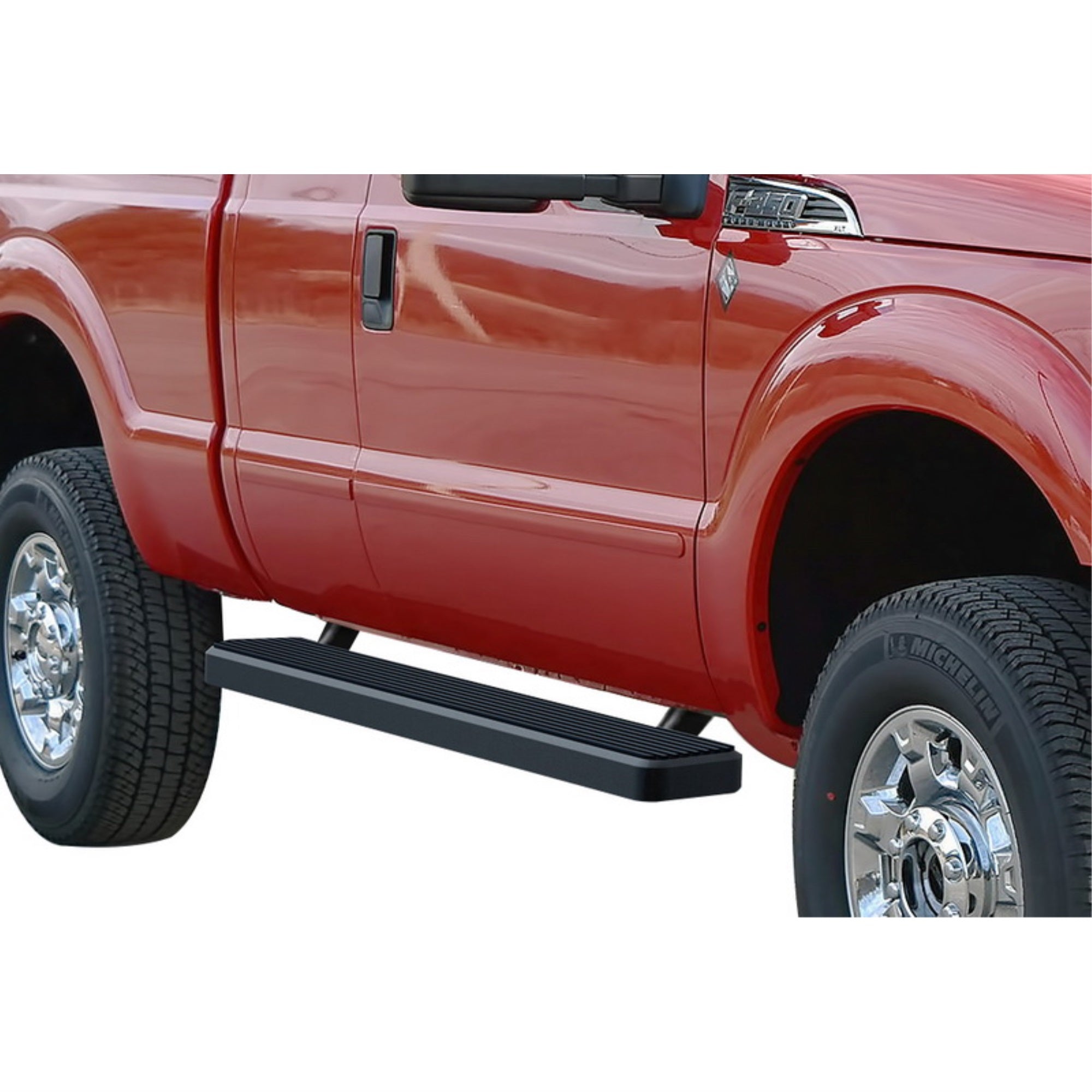 1999-2016 Ford F-250/F-350/F-450/F-550 Super Duty Supercab 6061 Aircraft Aluminum Black Finishing 5 Inch Door To Door