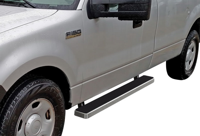 2004-2008 Ford F-150 Super Cab (Excl. Heritage) 6061 Aircraft Aluminum Hairline Finishing Istep 5 Inch Sidestep