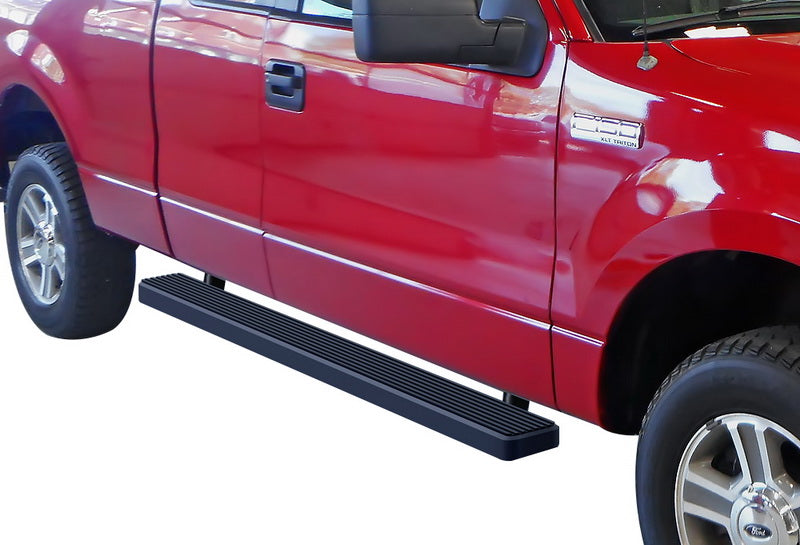 2004-2008 Ford F-150 Super Cab (Excl. Heritage) 6061 Aircraft Aluminum Black Finishing Istep 5 Inch Sidestep