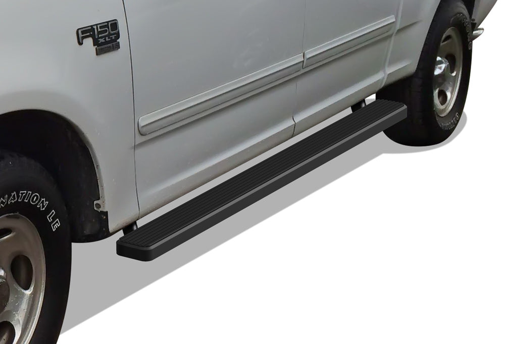 2001-2003 Ford F-150 Supercrew Cab (Incl. 04 Heritage Model) 6061 Aircraft Aluminum Black Finishing Istep 5 Inch Sidestep