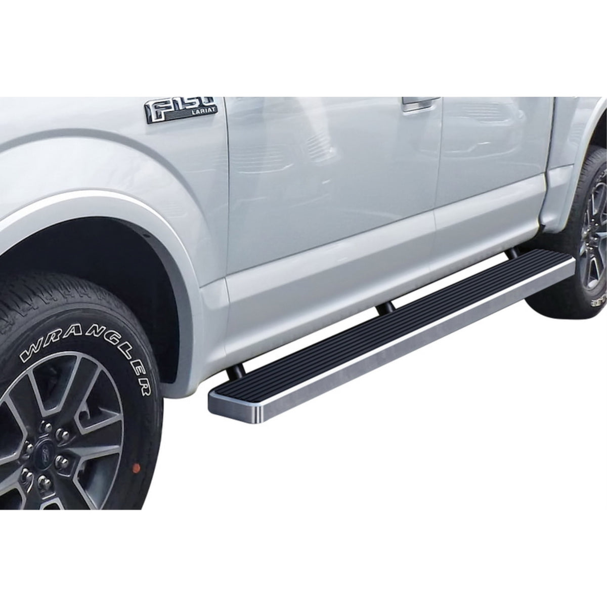 2015-2021 Ford F-150 Supercrew Cab\ 2017-2021 Ford F-250/F-350/F-450/F-550 Supercrew Cab 6061 Aircraft Aluminum Hairline Finishing 6 Inch Door To Door