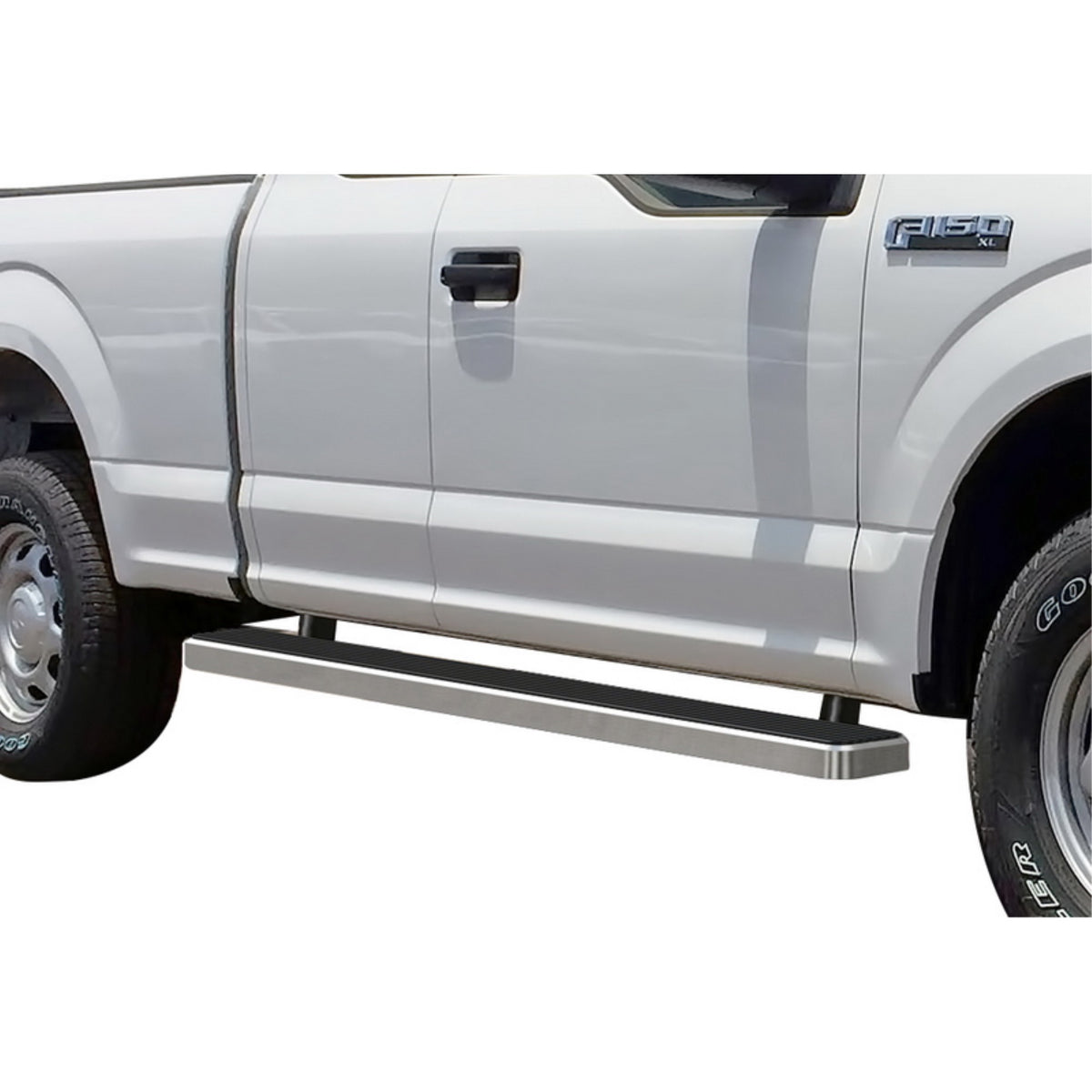 2015-2021 Ford F-150 Super Cab\ 2017-2021 Ford F-250/F-350 Super Duty Super Cab 6061 Aircraft Aluminum Hairline Finishing 6 Inch Door To Door