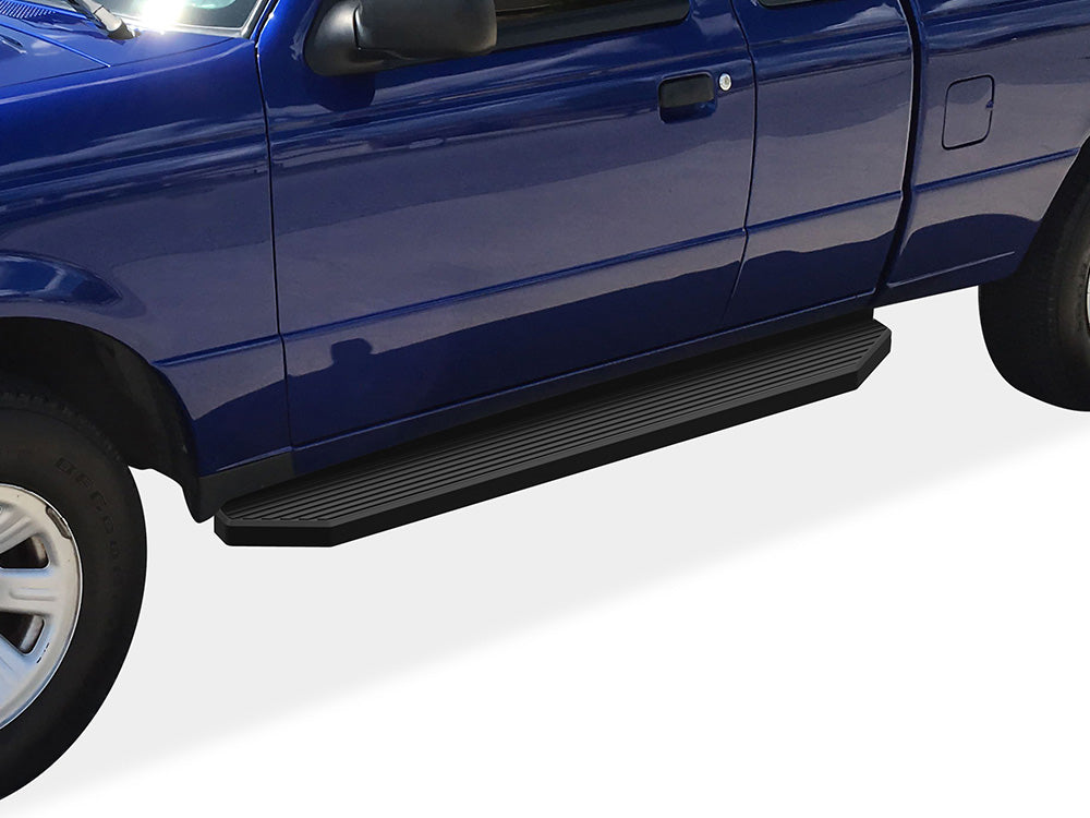 1999-2011 Ford Ranger Supercab 4 Door\ 1999-2011 Ford Ranger Edge Supercab 4 Door\ 1999-2011 Mazda B-Series Supercab 4 Door 6061 Aircraft Aluminum Black Finishing H Style Door To Door