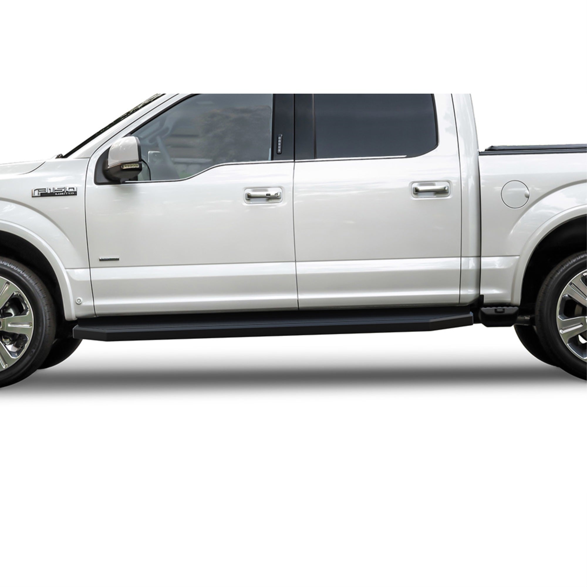 2015-2021 Ford F-150 Supercrew Cab\ 2017-2021 Ford F-250/F-350/F-450/F-550 Super Duty Crew Cab 6061 Aircraft Aluminum Black Finishing H Style Door To Door