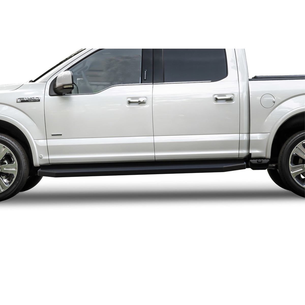 2015-2021 Ford F-150 Supercrew Cab\ 2017-2021 Ford F-250/F-350/F-450/F-550 Super Duty Crew Cab 6061 Aircraft Aluminum Black Finishing H Style Door To Door
