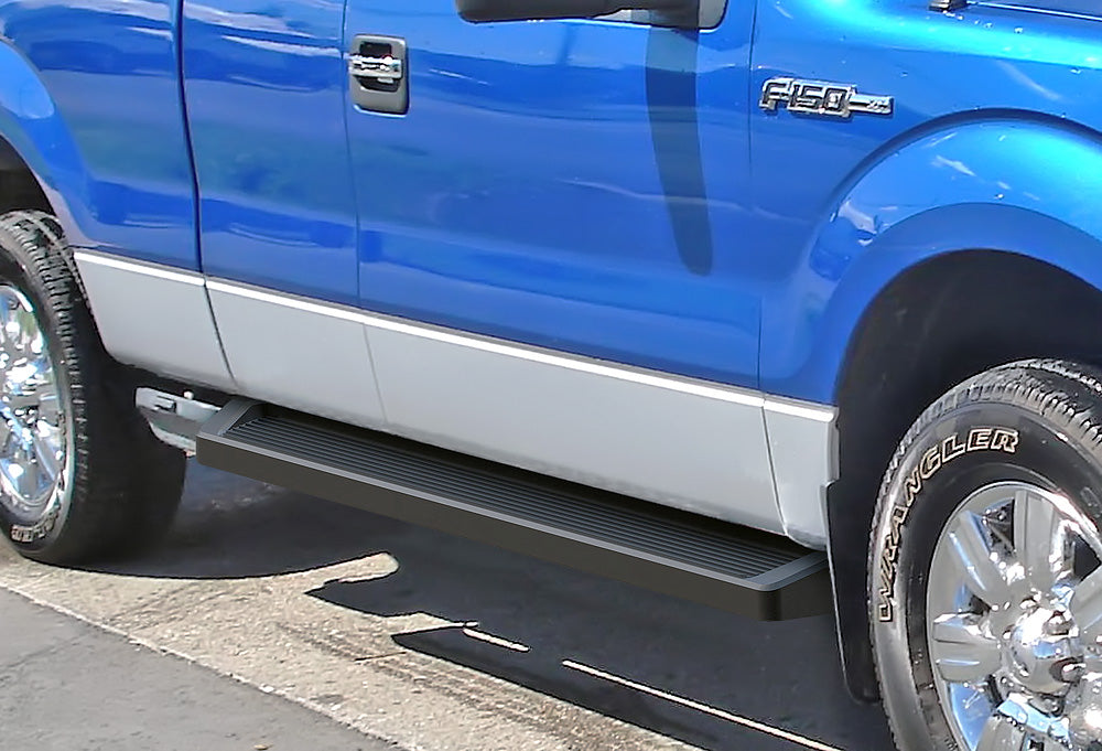 2004-2014 Ford F-150 Super Cab (Excl. Heritage Edition) 6061 Aircraft Aluminum Black Finishing Irunning Board