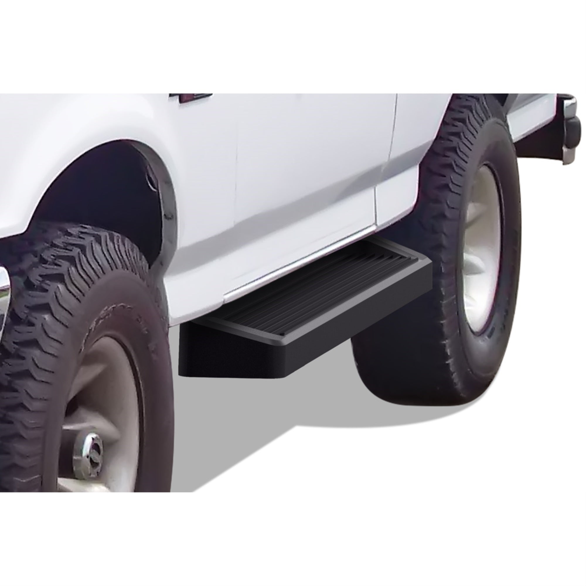 1980-1996 Ford F-150 Regular Cab (Incl. 97 Only Hd Model)\ 1980-1996 Ford Bronco Full Size (Will Not Fit Lightning Or W/ Snow Plow Prep Package Models) 6061 Aircraft Aluminum Black Finish 6-Inch Irunning Board Door To Door Side Step Irunning Board