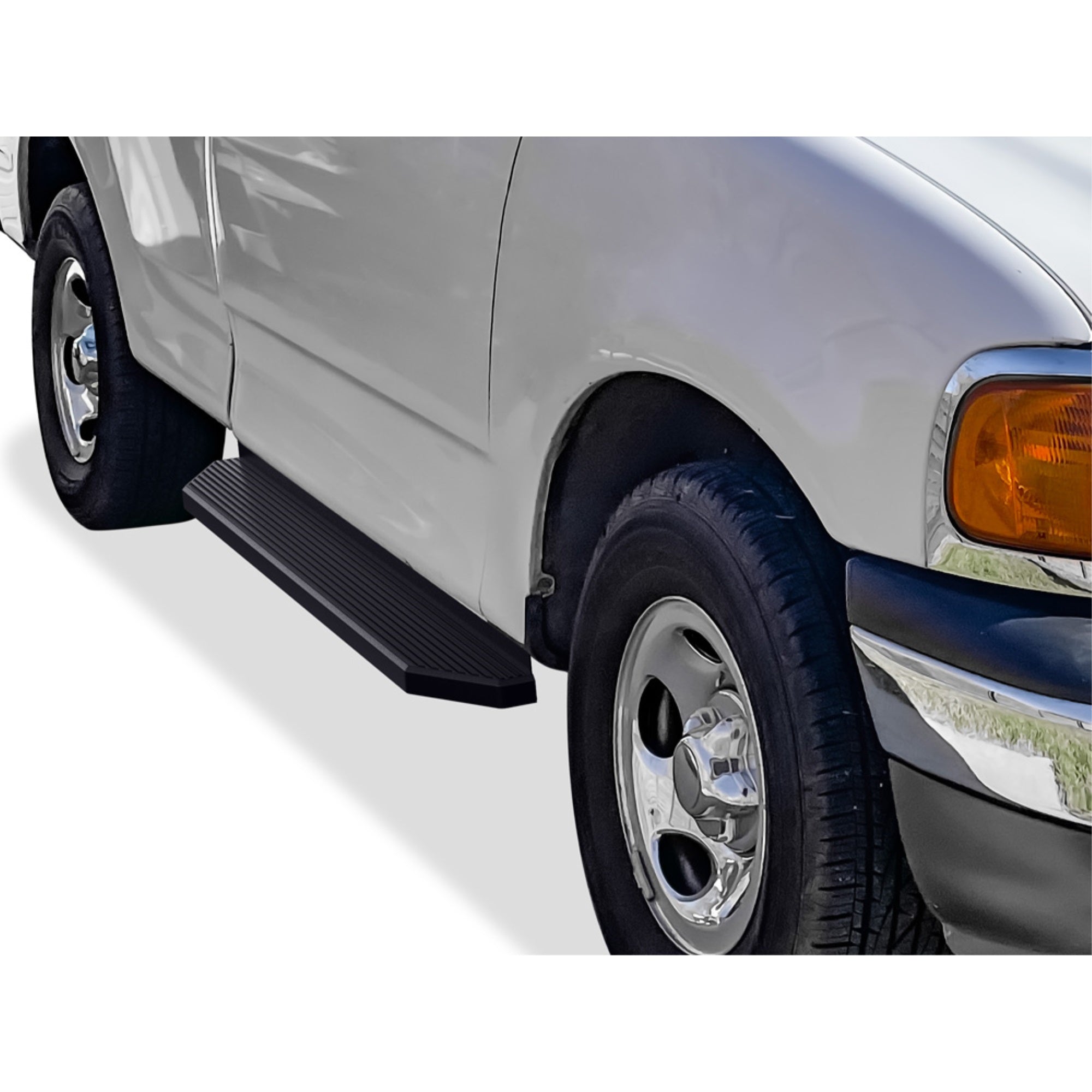 Stainless Steel Both Sides Running Board-H Series 1997-2003 Ford F-150/F-250Ld Regular Cab |Incl. 04 Heritage|Not For Lightning Model