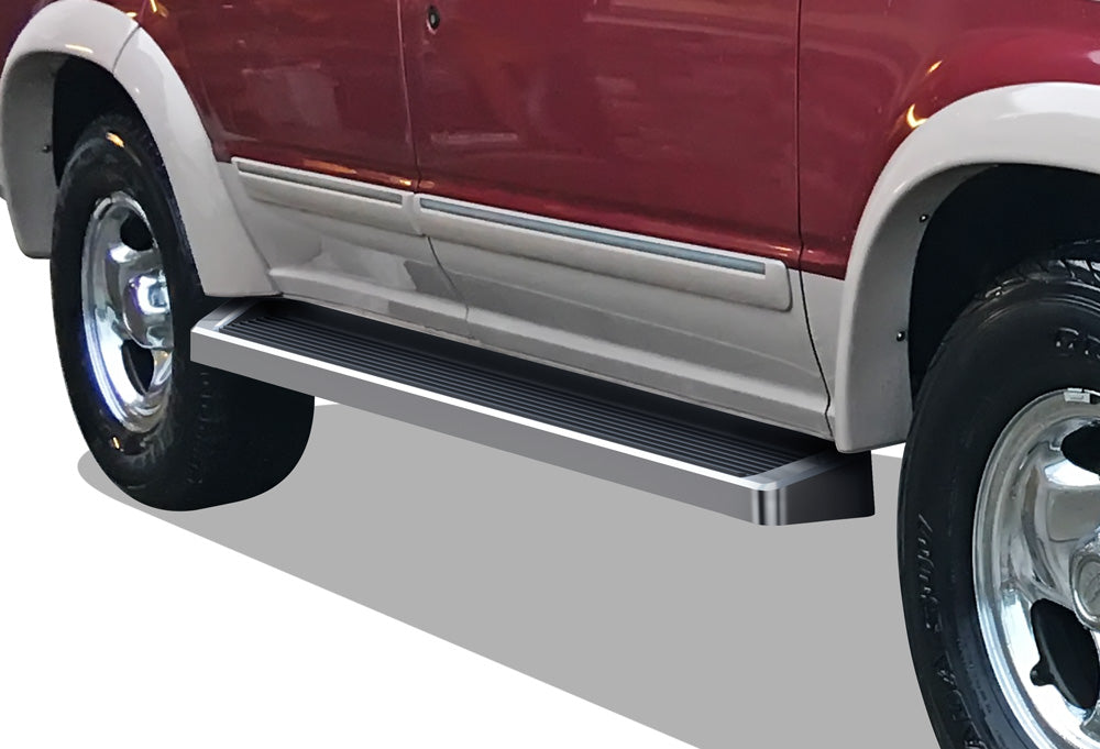 1995-2001 Ford Explorer 4-Door (Excl. 02 Body Style) (*Will Not Fit Models With Mud Flaps) 6061 Aircraft Aluminum Polish Finishing Irunning Board