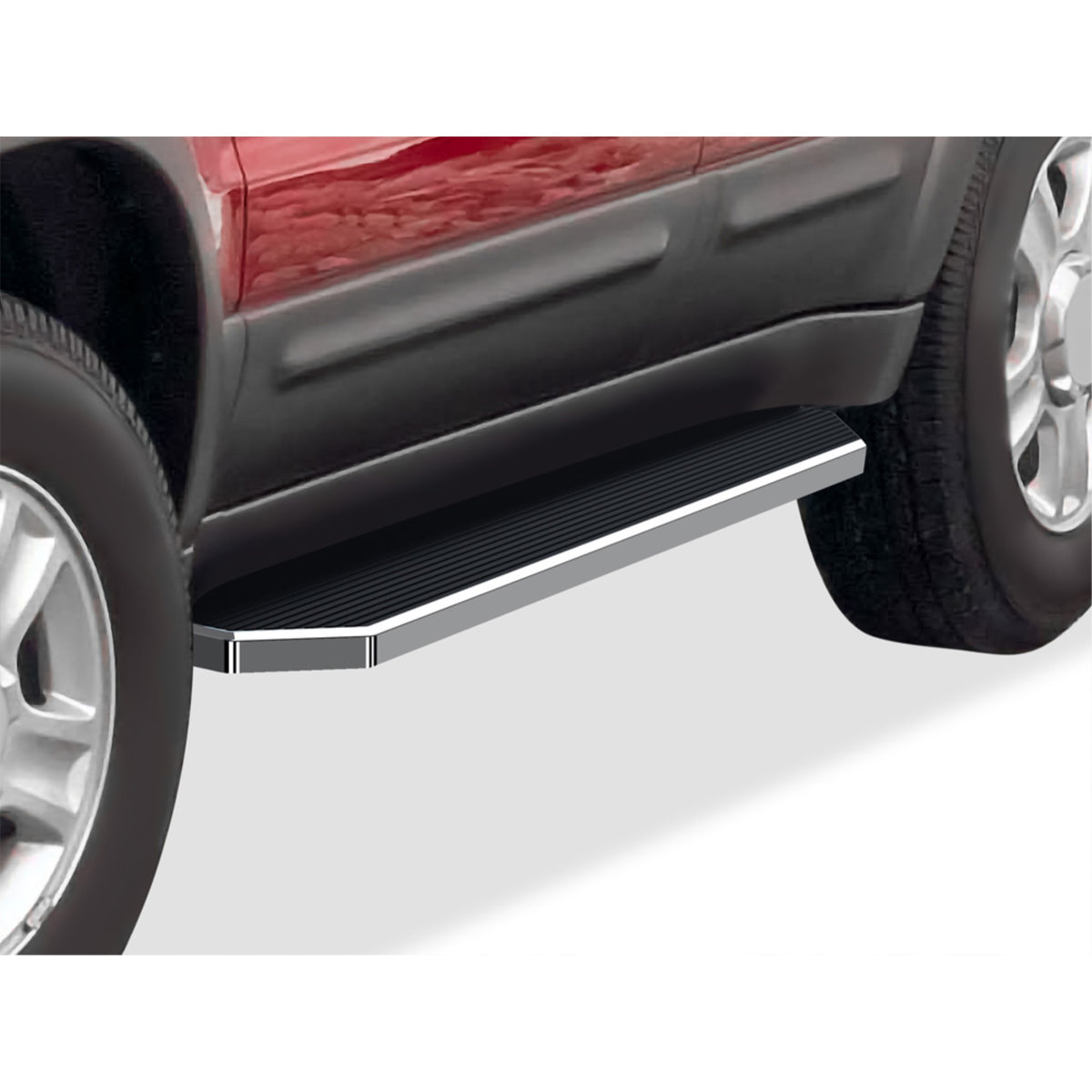 6061 Aircraft Aluminum Both Sides Running Board-H Series 2001-2007 Ford Escape