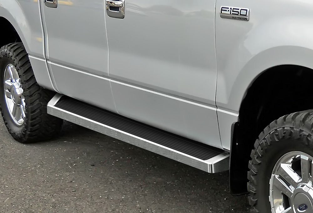 2004-2008 Ford F-150 Supercrew Cab 6061 Aircraft Aluminum Polish Finishing Irunning Board