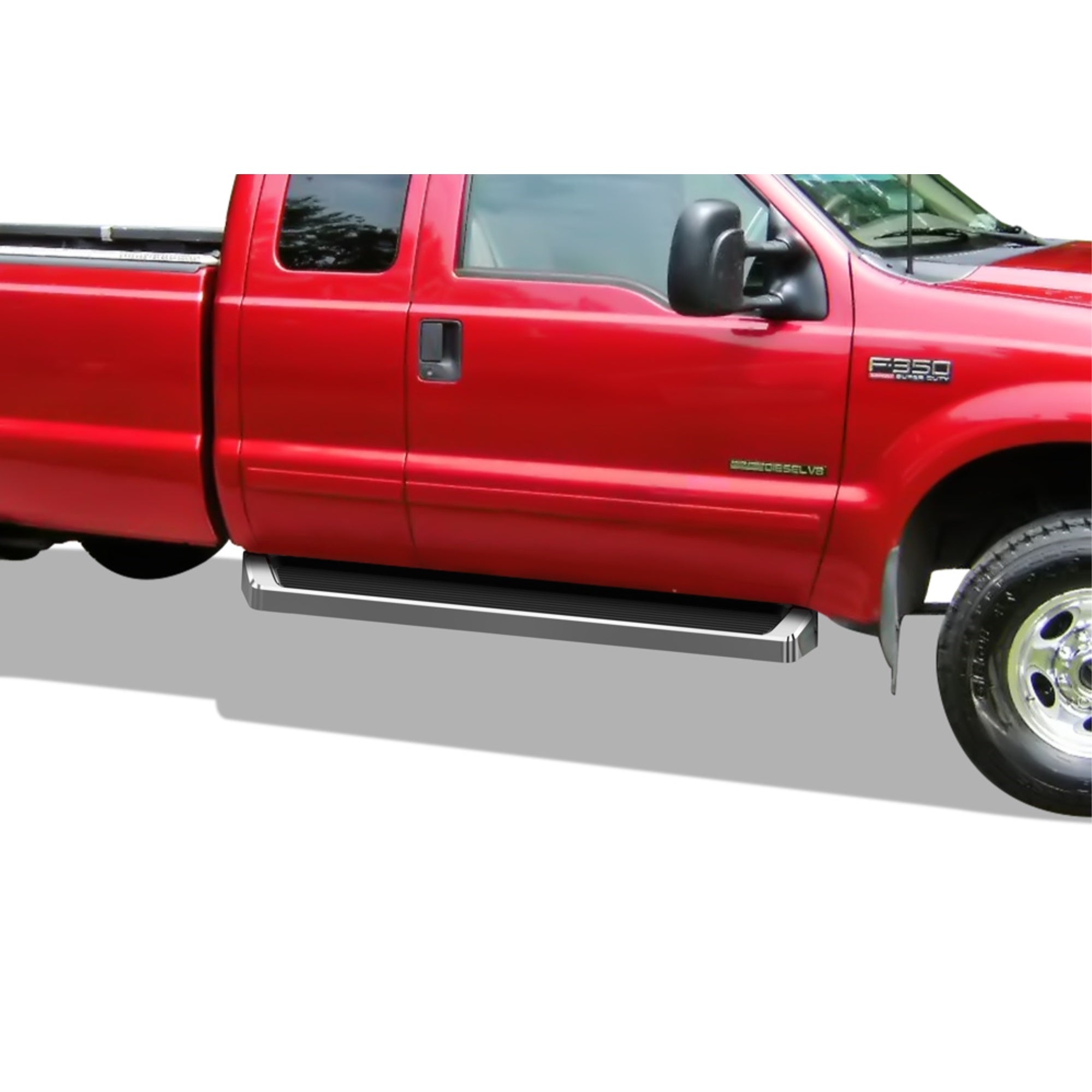 1999-2016 Ford F-250/F-350 Super Duty Supercab 6061 Aircraft Aluminum Polish Finishing 6 Inch Irunning Board Door To Door