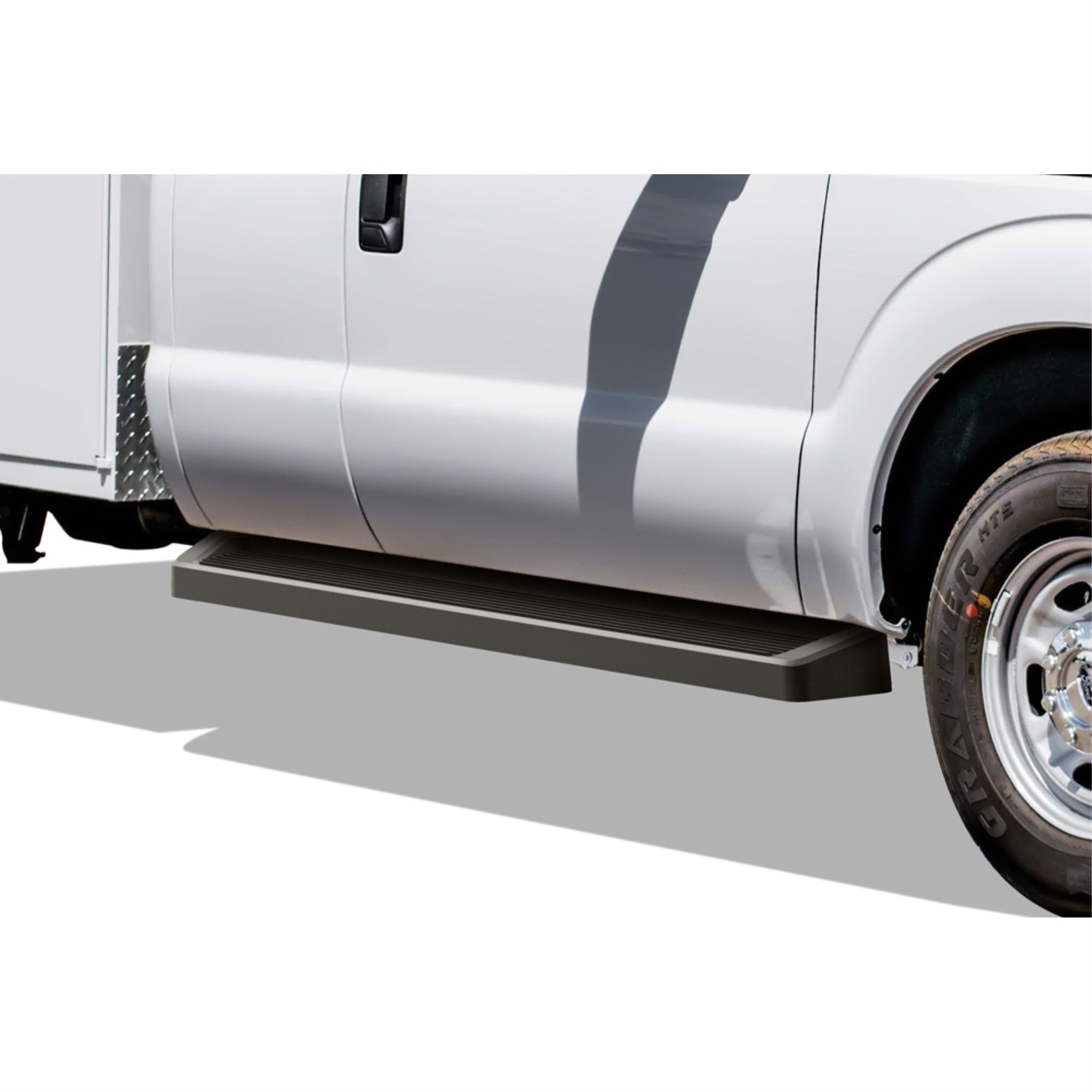 1999-2016 Ford F-250/F-350 Super Duty Supercab 6061 Aircraft Aluminum Black Finishing 6 Inch Irunning Board Door To Door