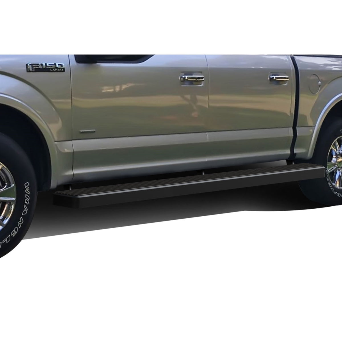 2015-2021 Ford F-150 Supercrew Cab\ 2017-2021 Ford F-250/F-350/F-450/F-550 Supercrew Cab 5.5 Ft Bed 6061 Aircraft Aluminum Black Finishing 6 Inch Wheel To Wheel