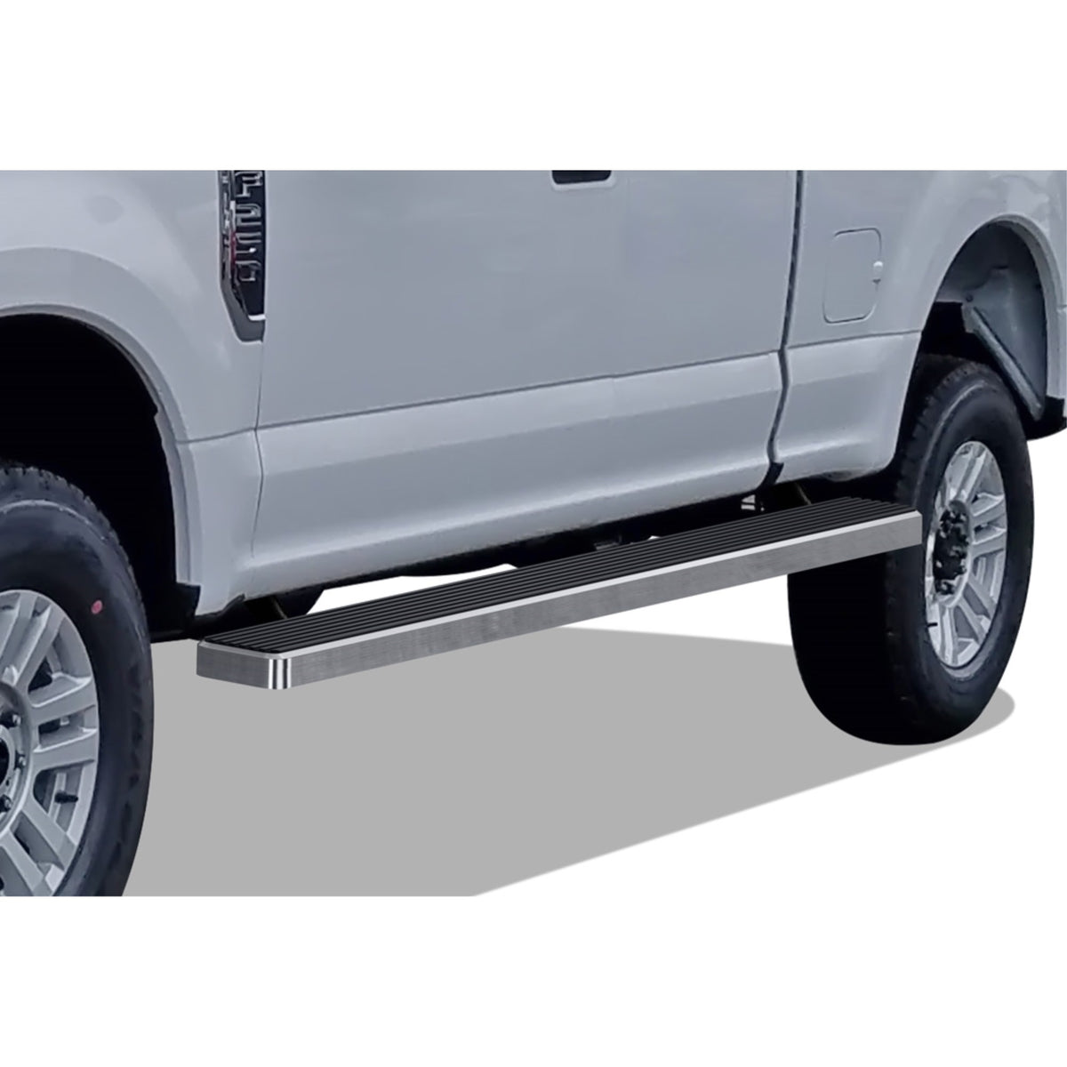 2015-2021 Ford F-150 Super Cab 6.5Ft Bed\ 2017-2021 Ford F-250/F-350 Super Duty Super Cab 6.5Ft Bed 6061 Aircraft Aluminum Hairline Finishing 5 Inch Wheel To Wheel