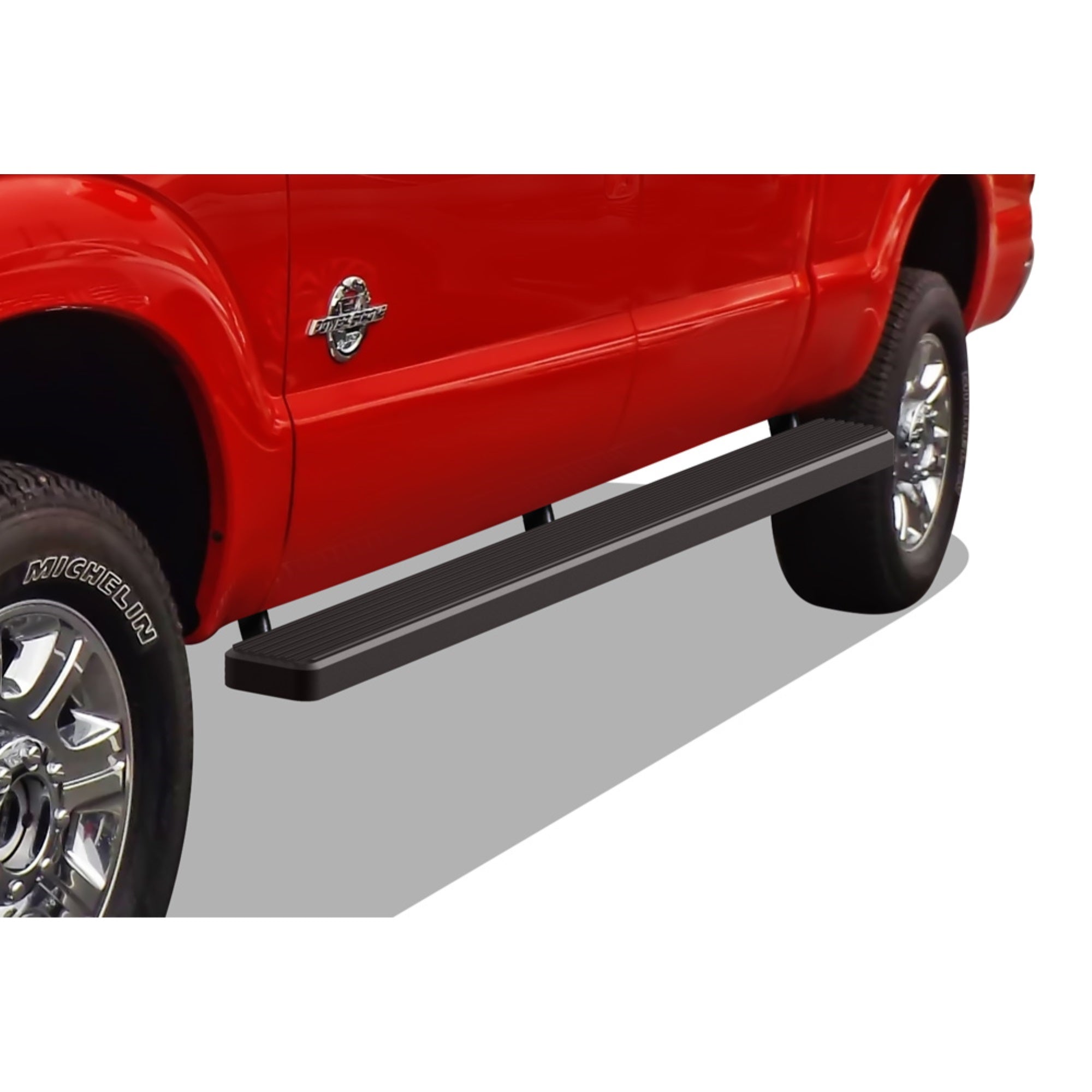 1999-2016 Ford F-250/F-350/F-450/F-550 Super Duty Crew Cab| 5.5 Ft Bed 6061 Aircraft Aluminum Black Finishing 5 Inch Wheel To Wheel