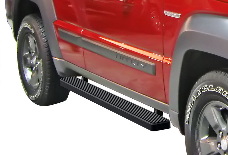2008-2013 Jeep Liberty 6061 Aircraft Aluminum Black Finishing Istep 5 Inch Sidestep