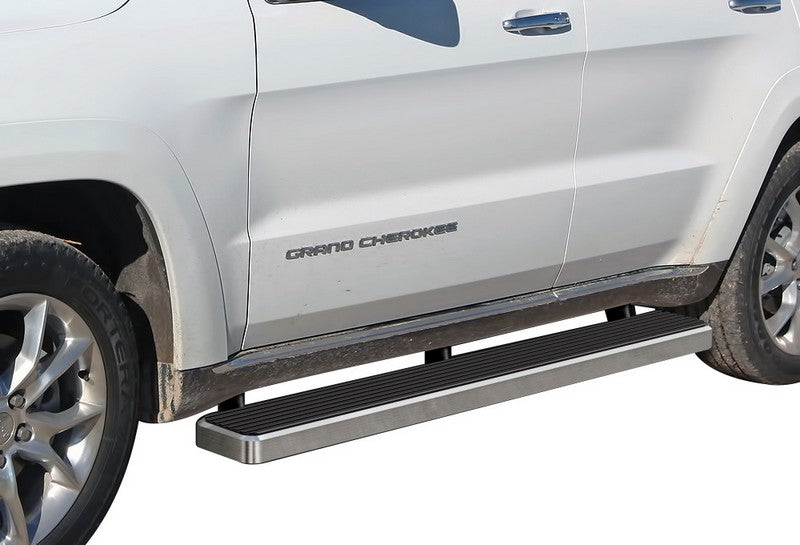 2011-2018 Jeep Grand Cherokee (Excl. Srt And Trail Hawk Models) 6061 Aircraft Aluminum Hairline Finishing Istep 6 Inch Sidestep