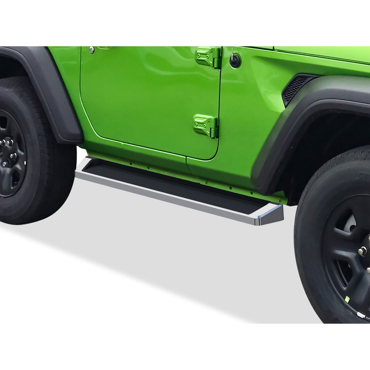 6061 Aircraft Aluminum Both Sides Irunning Board 2018-2025 Jeep Wrangler Jl 2-Door