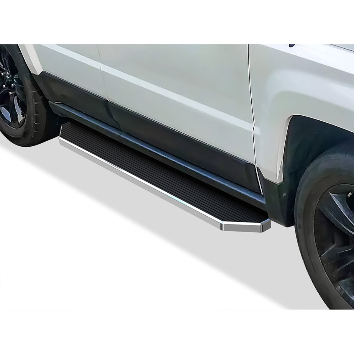 6061 Aircraft Aluminum Both Sides Running Board-H Series 2007-2017 Jeep Patriot