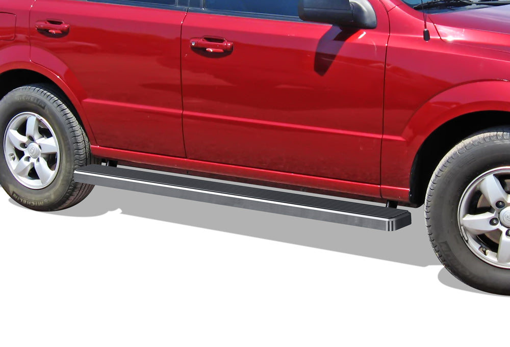 2003-2010 Kia Sorento 6061 Aircraft Aluminum Hairline Finishing Istep 5 Inch Sidestep