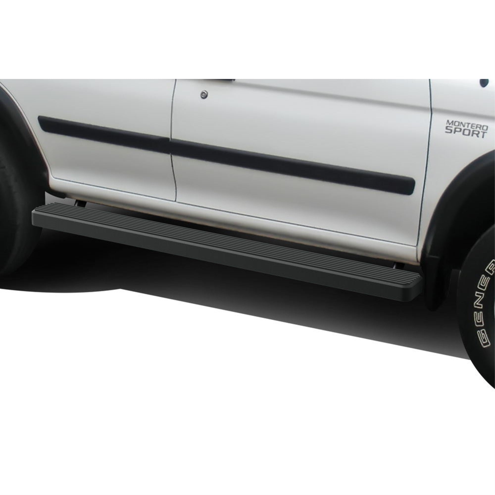 1999-2003 Mitsubishi Montero/Pajero Sport 6061 Aircraft Aluminum Black Finishing 5 Inch Door To Door