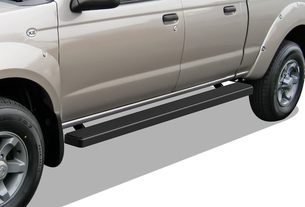 1999-2004 Nissan Frontier Crew Cab 5Ft. Short Bed Only 6061 Aircraft Aluminum Black Finishing Istep 5 Inch Sidestep