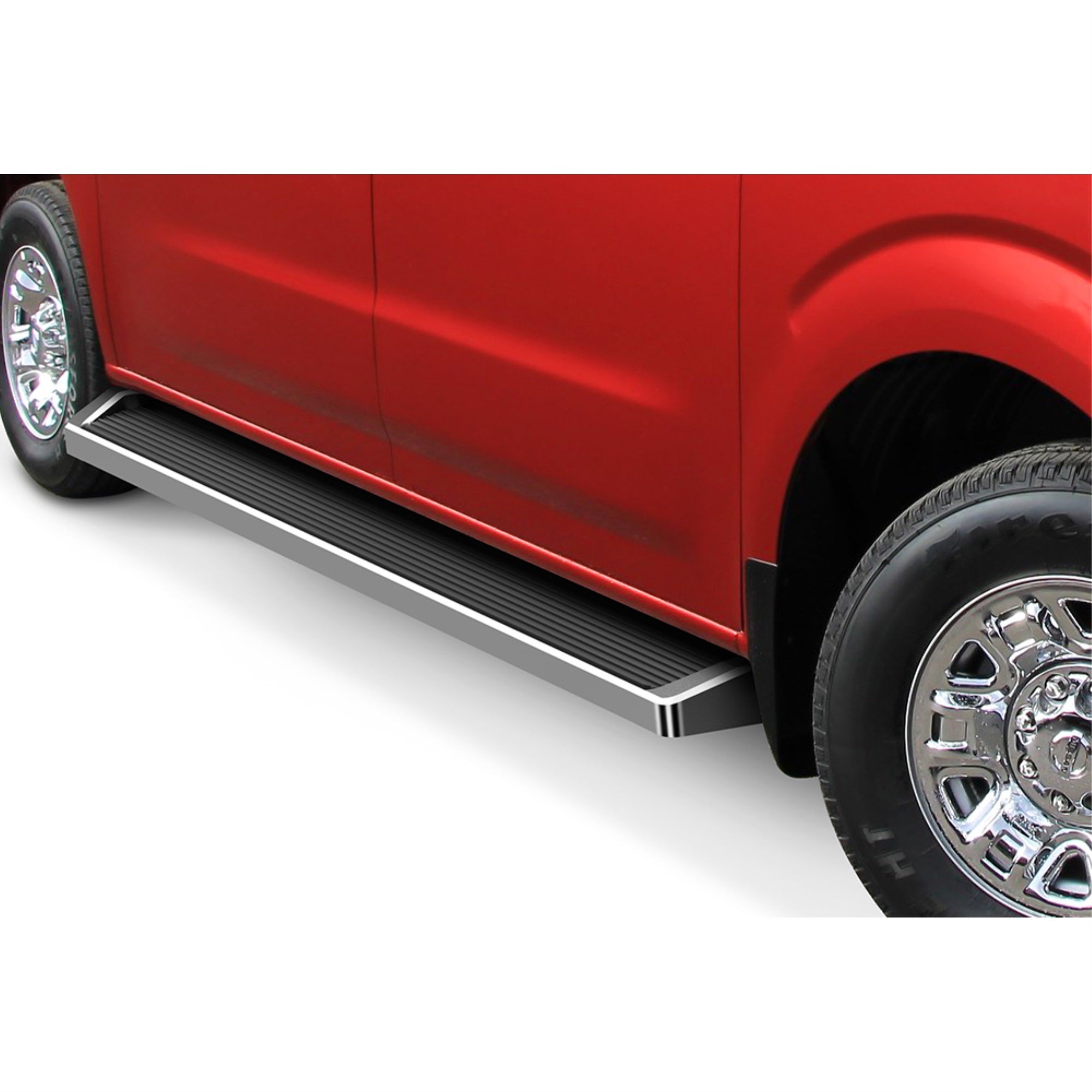 2012-2021 Nissan Nv 1500/2500/3500 Van (Full Size) For 3 Door Models Only 6061 Aircraft Aluminum Polish Finishing 6 Inch Irunning Board Door To Door