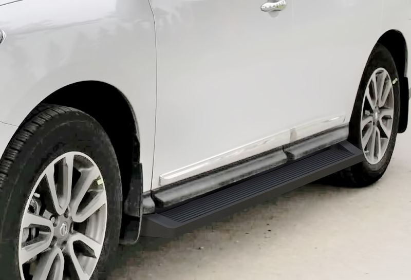 2005-2012 Nissan Pathfinder 6061 Aircraft Aluminum Black Finishing Irunning Board