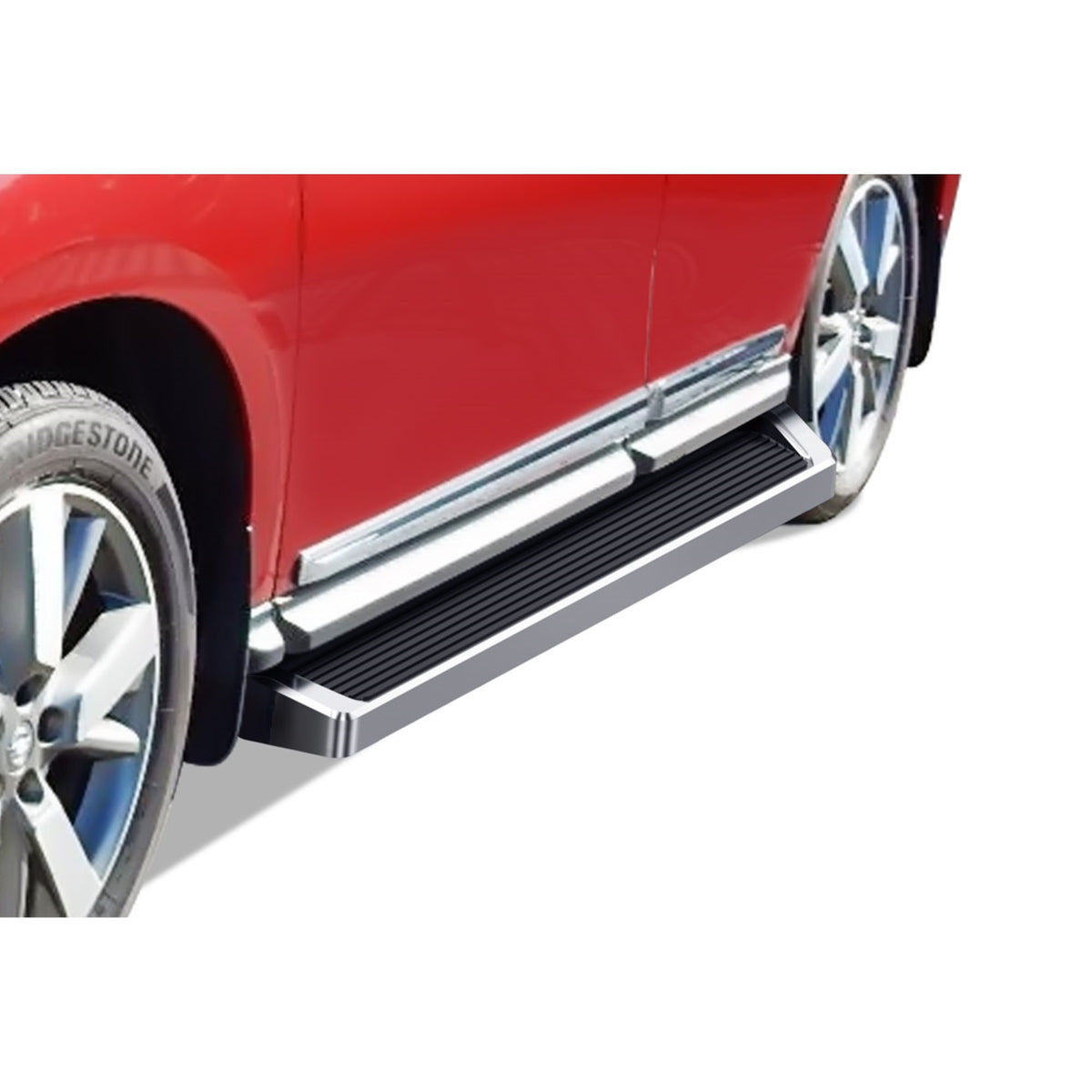 2013-2016 Infinti Qx60 \ 2013-2021 Nissan Pathfinder (Excl. Platinum Model) 6061 Aircraft Aluminum Polish Finishing 6 Inch Irunning Board Door To Door