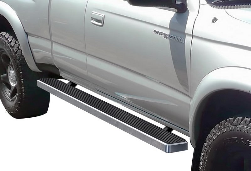 1995-2004 Toyota Tacoma Ext. Cab (4Wd Or Prerunner 2/4Wd) 6061 Aircraft Aluminum Hairline Finishing Istep 5 Inch Sidestep