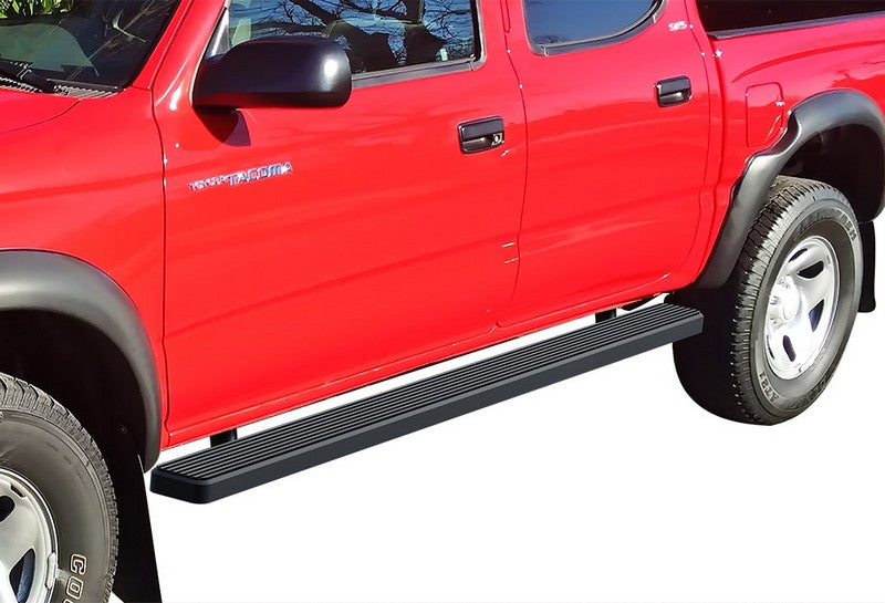 2001-2004 Toyota Tacoma Double Cab 6061 Aircraft Aluminum Black Finishing Istep 5 Inch Sidestep