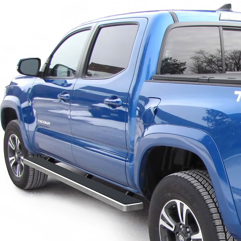 2005-2018 Toyota Tacoma Double/Crew Cab 6061 Aircraft Aluminum Hairline Finishing Istep 5 Inch Sidestep