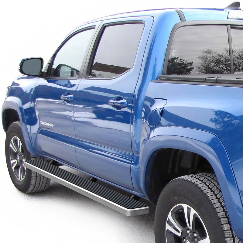 2005-2018 Toyota Tacoma Double/Crew Cab 6061 Aircraft Aluminum Hairline Finishing Istep 6 Inch Sidestep